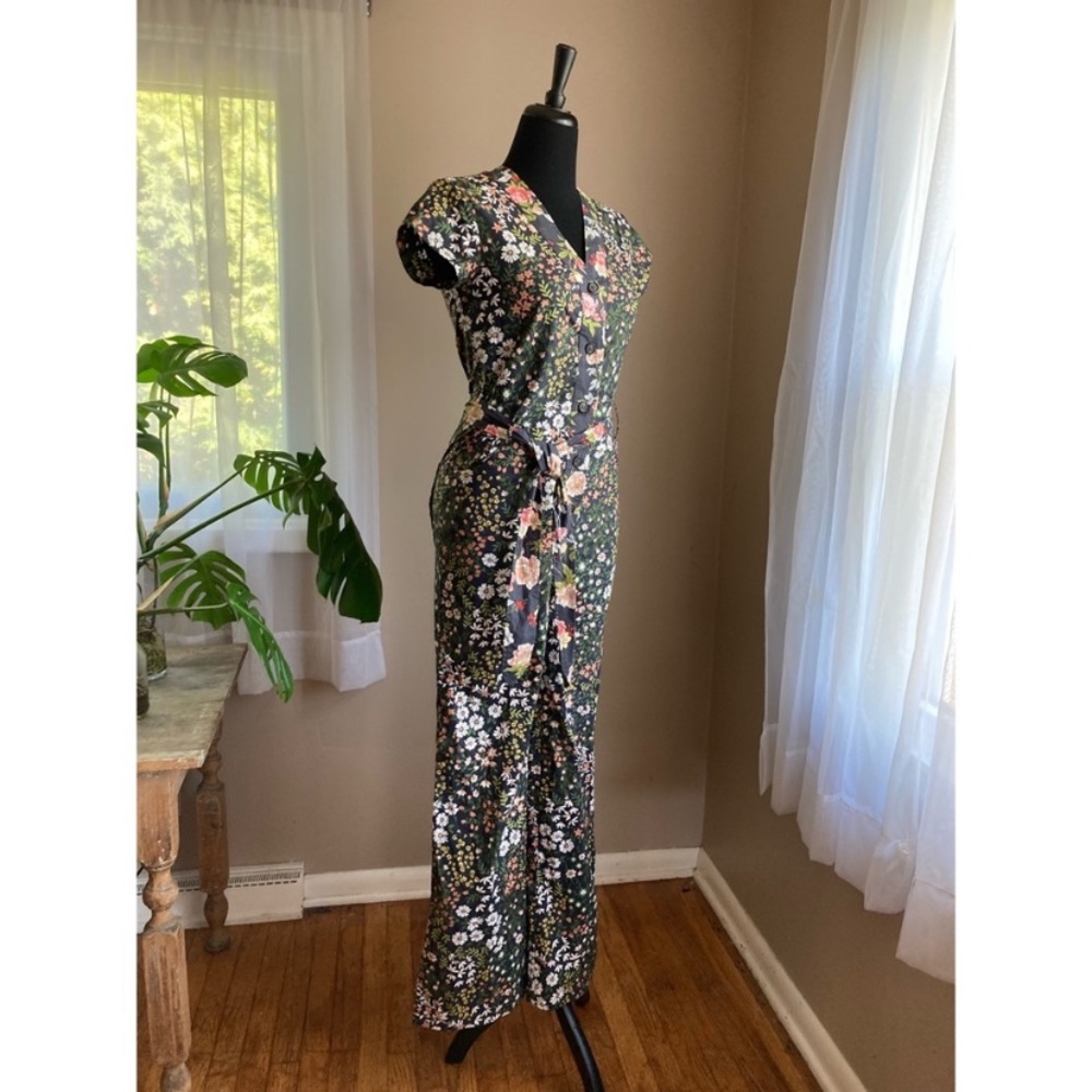 Current Air Floral Jumpsuit